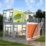 China Detachable Container House For Temporary Or Permanent Housing With Steel Structure And Sandwich Panel manufacturer