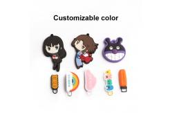 China Rubber Silicone Pvc Labels Slider Zipper Pullers ESATECH supplier
