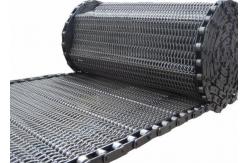 China Stainless Steel Plain Weave Metal Mesh Belt For Food Freezering Processing supplier