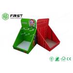 Recyclable Customized Color Printing PDQ Counter Cardboard Counter Table Top Hook Display for sale