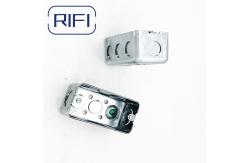 China Galvanized Steel 1 Gang Electrical Conduit Boxes Square Shape supplier