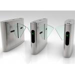 Multi Lanes Flap Barrier Turnstile IP54 30 Person / Minute Passing Speed Retractable