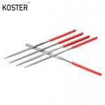 Hand Tools Set of Diamond Needle Files with Round Section Shape in Stoc