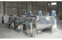 China Capacity 100Kg Ribbon Blender Machine Stainless Steel Powder Mixing Machine supplier