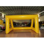 Digital Printing 0.55mm Pvc Tarpaulin Inflatable Football Games simple inflatable Soccer Door for practising for sale