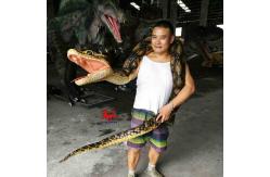 China Manual Control Custom Snake Hand Puppet Waterproof / Weatherproof supplier