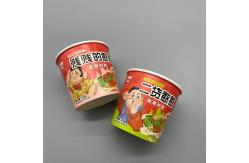 China Customized pattern Disposable Paper Bowl Packing Box supplier