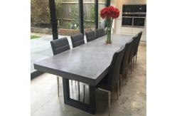 China Rectangular Shape Concrete Dinning Table For Patio Garden Home GRC tables supplier