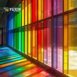 Colorful Rainbow Building Dichroic Iridescent Film Dazzling Reflective Tint OEM for sale