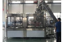 China ISO Water Filling Machines With Rinsing Capping , Water Bottling Equipment supplier