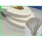 60gsm 120gsm White Printable Slitted Paper Roll Food Grade For Paper Straw for sale