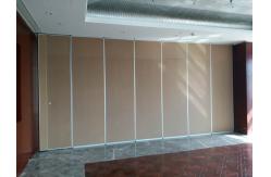 China Melamine Surface Sliding Track Operable Walls Mdf Folding Soundproof Movable Wall Dividers supplier