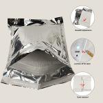 Waterproof thermal envelop caviar cooler Packs for Shipping,foil insulated bag Silver Mailer for sale
