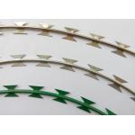 Militaty Use Razor Barbed Wire Mesh 450mm 600mm 900mm Coil Diameter