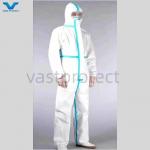 55GSM-70GSM CE Type4 5 6 Industrial Disposable Microporous Coveralls For Your Business for sale