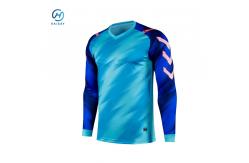 China Football Teams Customized Goalkeeper Uniform Set with Quick Dry Material supplier