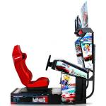Single Person Coin Operated Car Racing Game Machine With 32inch HD LCD Screen