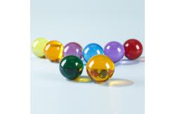 China Custom large acrylic sphere transparent acrylic resin  Contact Juggling balls supplier