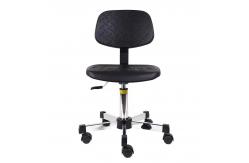 China School Computer PU Anti Static Lab Chair Adjustable PU Foam With Wheels supplier