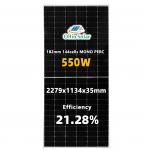 36V Waterproof Monocrystalline Solar Power Panel 540W 545W 550W for sale