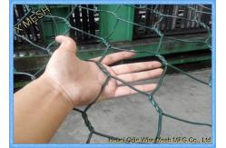 China 60X80mm , 3mx1mx1m Galvanized Wire Gabion Box / Stone Basket Gabion supplier