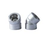 A105 Forged Socket Weld Pipe Fittings Elbow Carbon Steel Customized Degree for sale