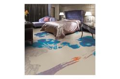 China Simple Design Nordic Style 100% Nylon Printed Carpet With Action Backing supplier