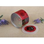 Customized Aluminium Easy Open Lid Paper Food Can Packaging Non - Toxic