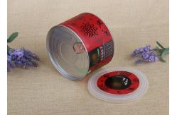 China Customized Aluminium Easy Open Lid Paper Food Can Packaging Non - Toxic supplier