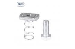 China Fastener M10*8 Unistrut Nut M3 M6 M8 Steel Galvanized Channel Spring Nut supplier