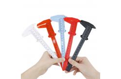 China 0-150mm Measuring Ruler Double Foot Plastic Vernier Caliper supplier