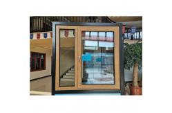 China Customized Anthracite Sash Tilt And Turn UPVC Window Tempered Double Glass supplier