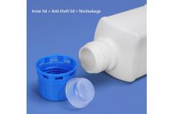 China Small Biochemistry Laboratory Plastic Narrow Mouth Reagent Bottle With Safety Lid supplier
