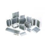 Silvery / Anodized Industrial Aluminum Extrusion Profiles , Aluminum Heat Sink for sale
