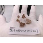  full Diamonds earrings in 18 kt pink gold or yellow gold for sale