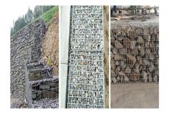 China Q195 Frame 1m Welded Gabion Basket Welded Mesh Gabions supplier