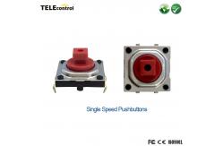 China Telecrane push buttons crane and hoist radio remote control singl speed bushbuttons keys supplier