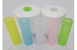 China Raw White Spun Polyester Yarn 50 / 2  Good Fastness Superior Durability supplier