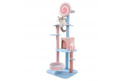 China Climbing Frame Cat Tree Nest Integration Large Cat Living Articles With Two Beds supplier