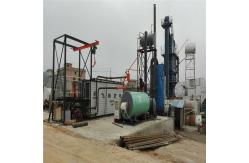 China Q235b Steel Bitumen Melting Machine , Easy Transfer Asphalt Drum Mix Plant supplier