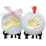 Little Baby Clay Impression Kit Ribbon Imprint Keepsake Baby Footprint Kits for sale