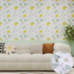 Home Decoration Floral Peel And Stick Wallpaper Glossy Floral Adhesive Contact Paper for sale