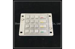 China Metal Waterproof Keypad With Anti Etching Braille Button Laser Engraved Logo supplier