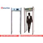 200 Level LCD Screen Metal Detector Security Doors With Intelligent Convert Zones Function for sale