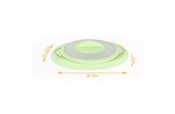 China 1600ml Foldable Silicone Food Steamer With Lid supplier
