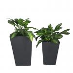 Hand Carved Design Fiber Clay Planter Modern Style Waterproof And Fireproof Durable