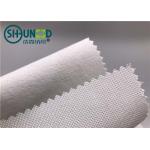 Plain Weave Polyester Woven Interlining Fabric Single Side Brushed For Men Necktie