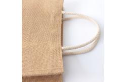 China 100% Jute Material Plain Natural Fiber Tote Bags Waterproof supplier
