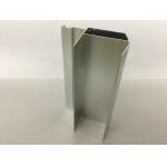 Silver White Sand Blasting Aluminum Window Profiles High Structural Stability for sale