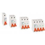 63A DC MCB Circuit Breaker , Din Rail Mount Circuit Breaker 6KA 1P 2P 3P 4P using solar 24v 250v 400v 500v 750v 1000v for sale